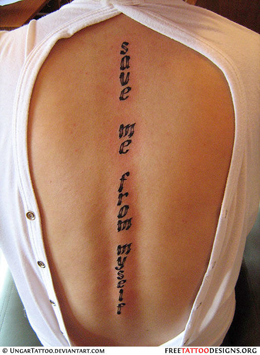 12 Γυναικεία και Chic Tattoo -spine-tattoos-for-women-female-tattoo-gallery-51215 (1)