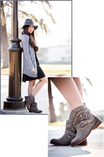 ankle boots dressing