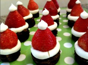 brownie-χριστουγεννιάτικο-κέικ