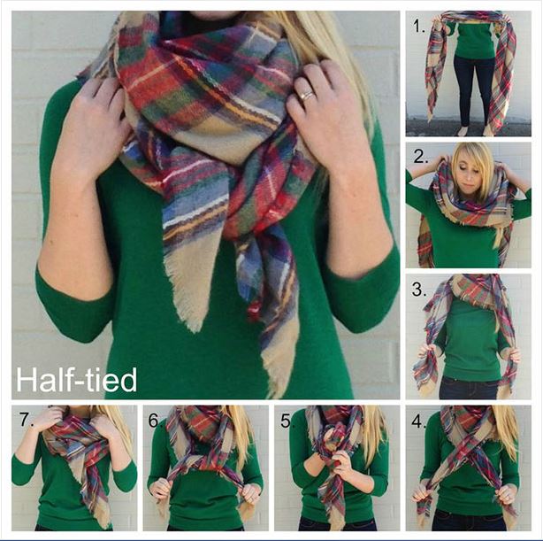 half-tied scarf
