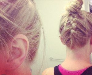 braid and topknot