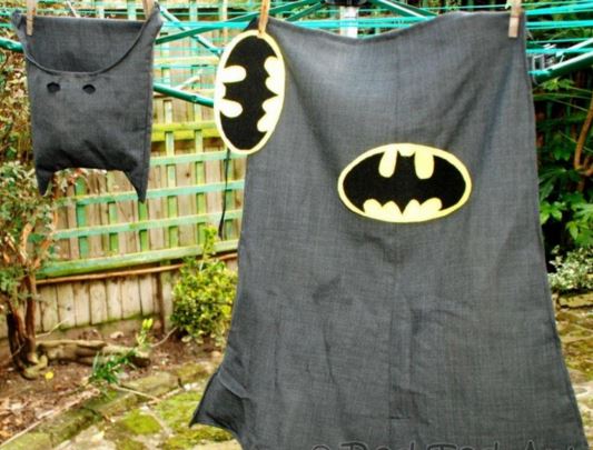Batman cape and hood