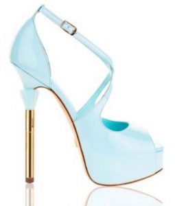 baby blue high heels