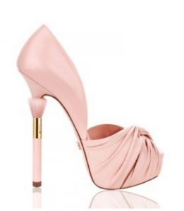 high heel pink