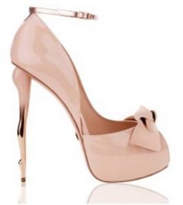nude high heeled