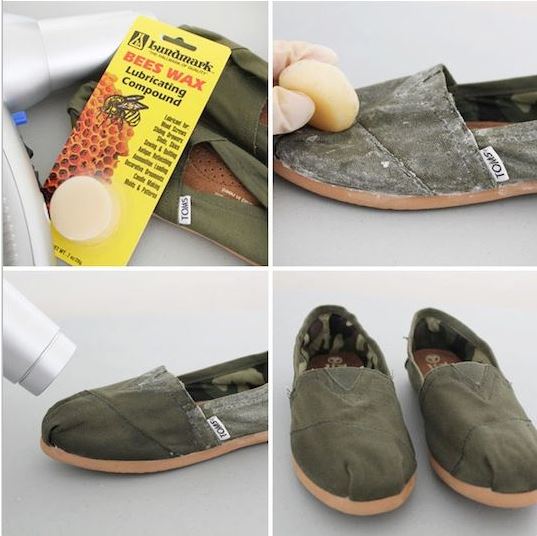 DIY waterproof shoes