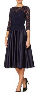 dress with lace sleeves