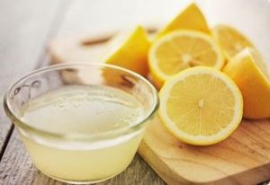 lemon juice on wrinkles