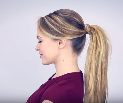 quick ponytail