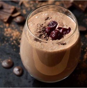 dark chocolate shake