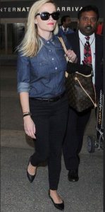 reese-witherspoon-jean-shirt-and-pants-flat-shoes