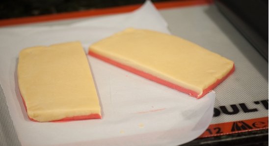 cutting-dough-in-half