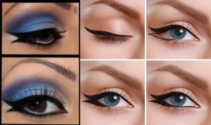 fishtail eyeliner makeup
