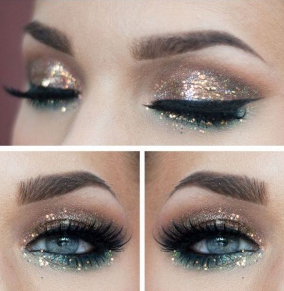 15 Υπέροχα glitter μακιγιάζ ματιών για το ρεβεγιόν! | ediva.gr