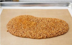 sesame seed candy mixture