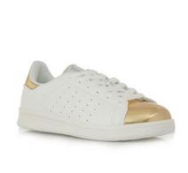 sneakers white-gold