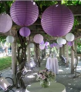 paper lantern wedding
