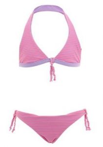two-piece reversible swimsuit girls