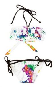 white two-piece swimsuit teens