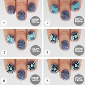 glitter nail art ediva.gr
