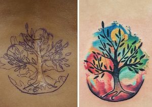 watercolor tattoo