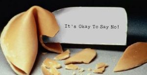 it's ok to say no