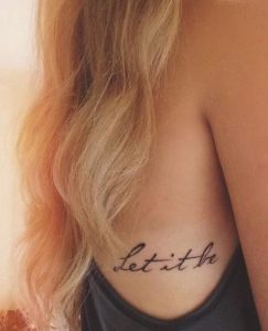 let it be tattoo sta pleura