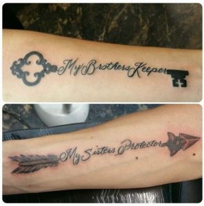 brother-sister tattoo