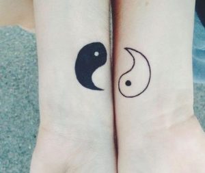 ying yang tattoo