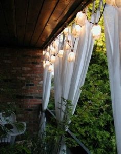 balcony curtains