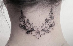 floral tatoo neck ediva.gr