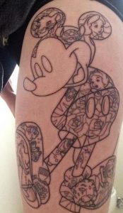 mickey mouse, aliki, chionati, ola se na tattoo