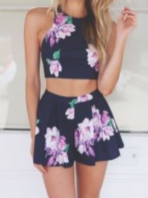 floral outfit