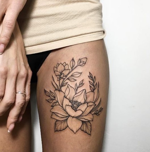 napkin excuse Munching 20 Εντυπωσιακά γυναικεία τατουάζ στο μπούτι! | ediva.gr