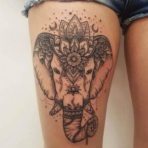 elefantas, mpouti tattoo