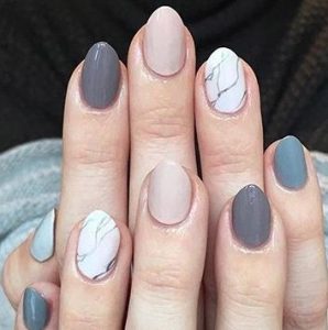 mix of nail trends