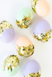πασχαλινά αυγά με χρυσό