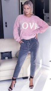 γυναικείο jean παντελόνι με λάστιχο