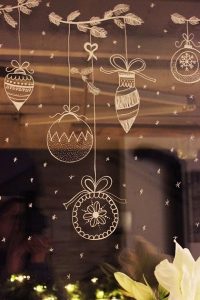χριστουγεννιάτικα αυτοκόλλητα παράθυρα