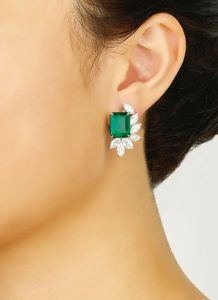 πράσινα σκουλαρίκια