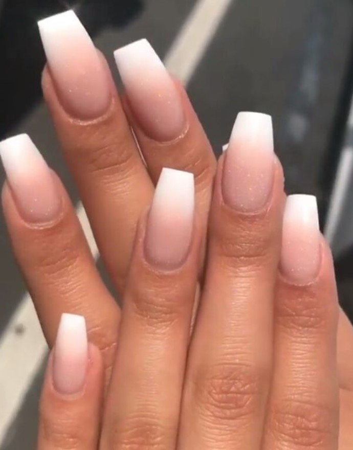ombre french nails