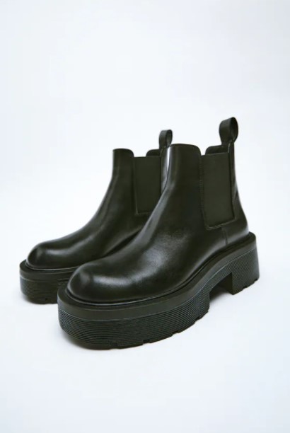 χοντρό chelsea μποτάκι μπότες μποτάκια Zara χειμώνα 2022