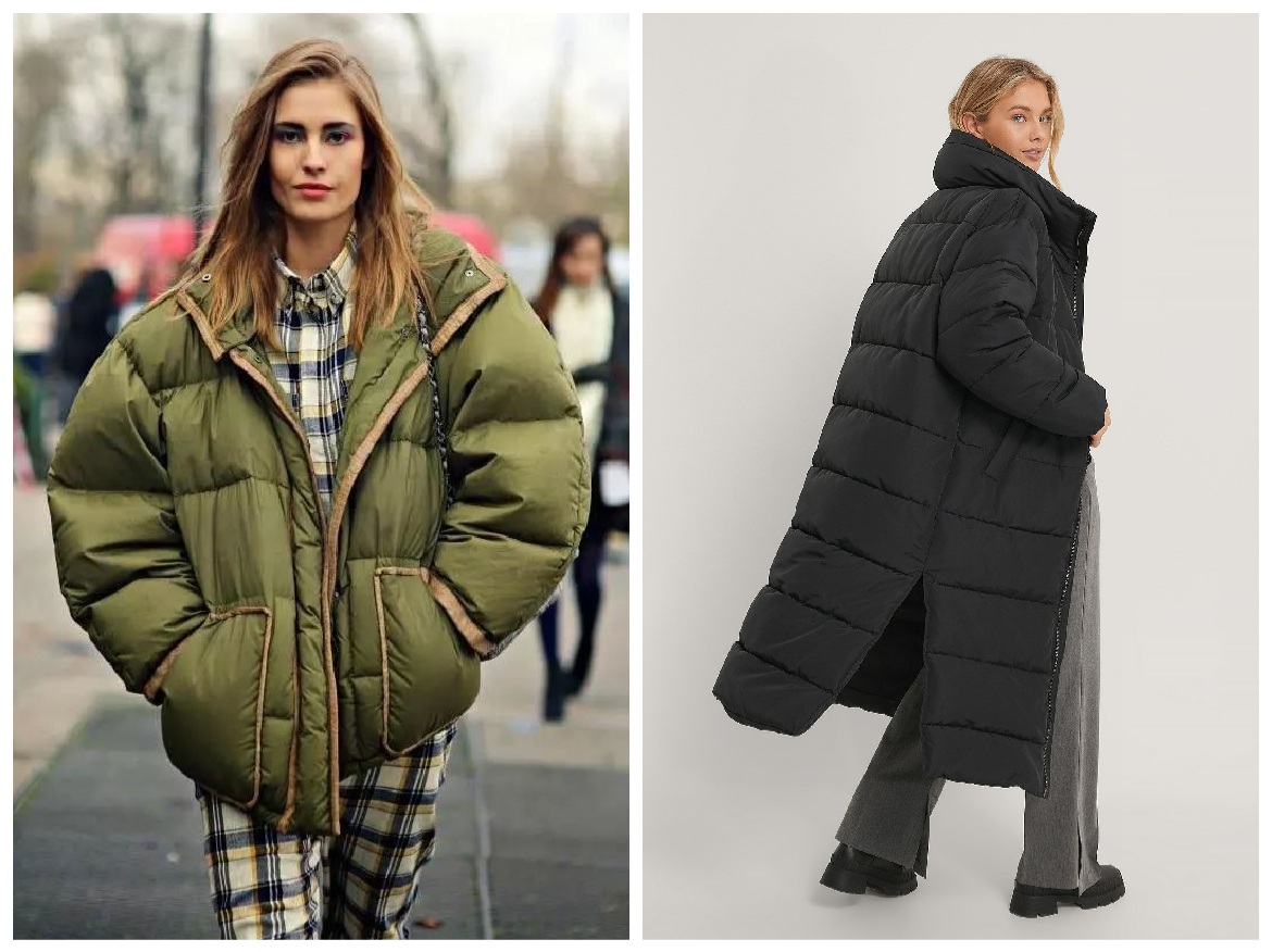 Oversized puffer jackets