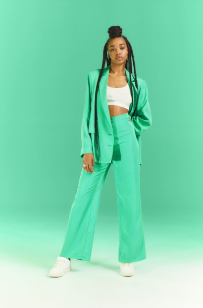 πράσινο παντελόνι ανοίγματα καλοκαιρινά ρούχα H&M 2022