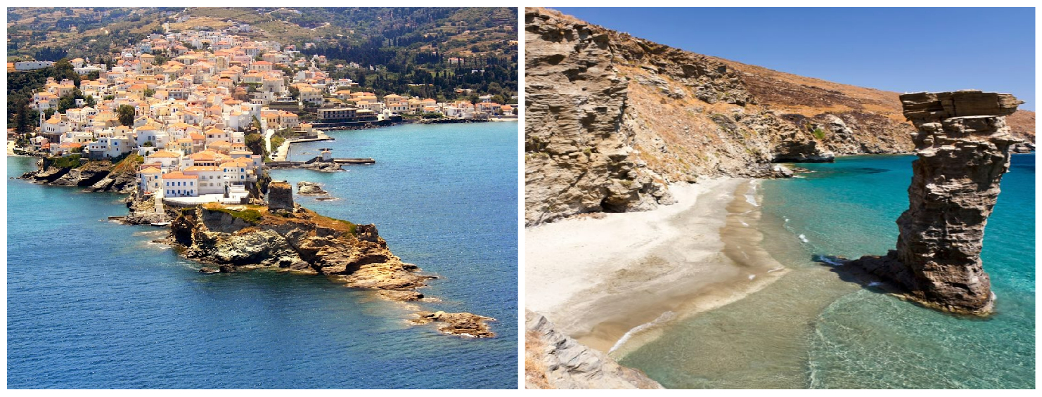 Άνδρος - ελληνικά νησιά για οικονομικές διακοπές