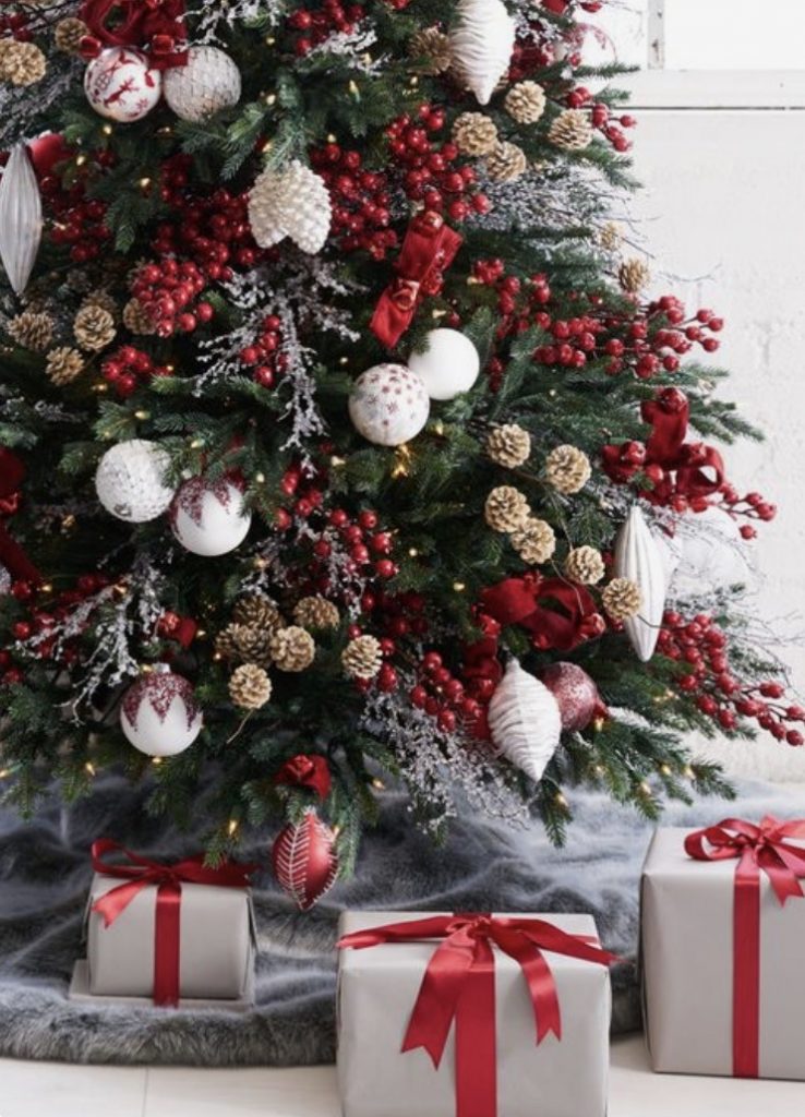 χριστουγεννιάτικο δέντρο με γκι