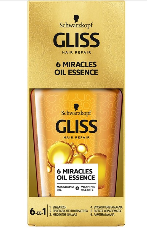 λαδάκι μαλλιών gliss oil