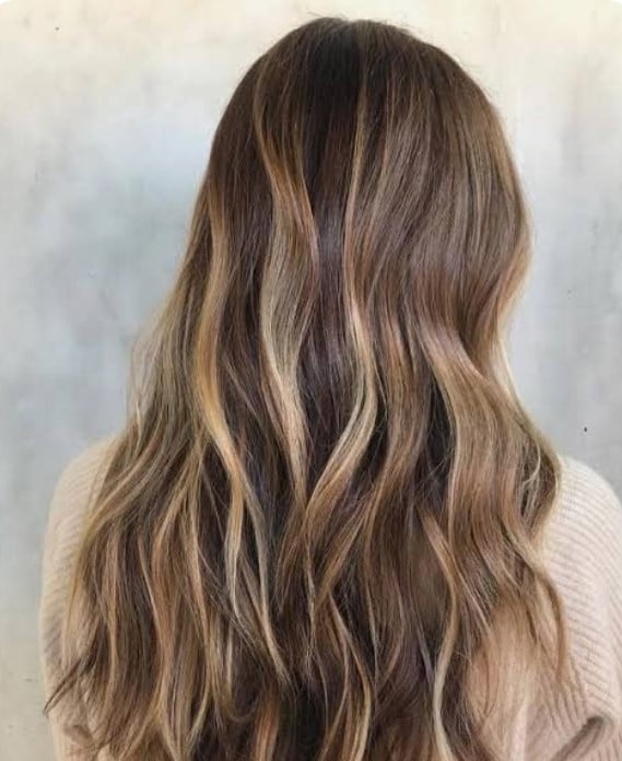 coffee blonde ανταύγειες 