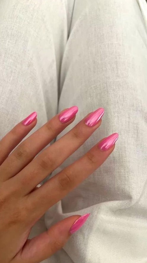 glazed ροζ νύχια