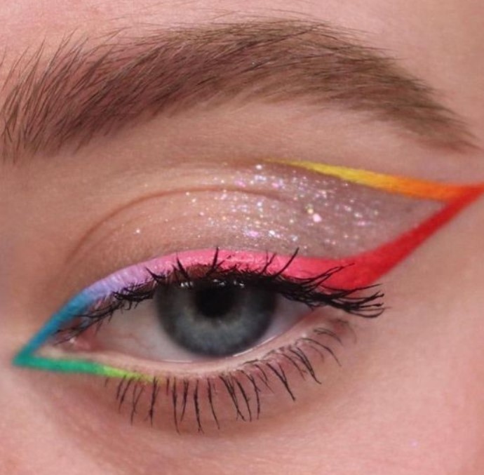 rainbow eyeshadows